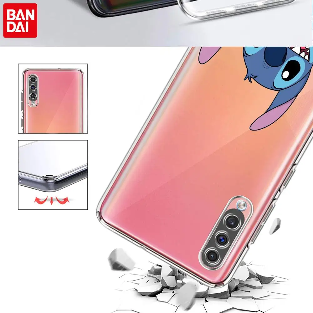 Прозрачный мягкий чехол Lilo Stitch для Samsung Galaxy A50 A70 A30 A10 A40 A12 A51 A52 A71 A72 A20s A20e A21s