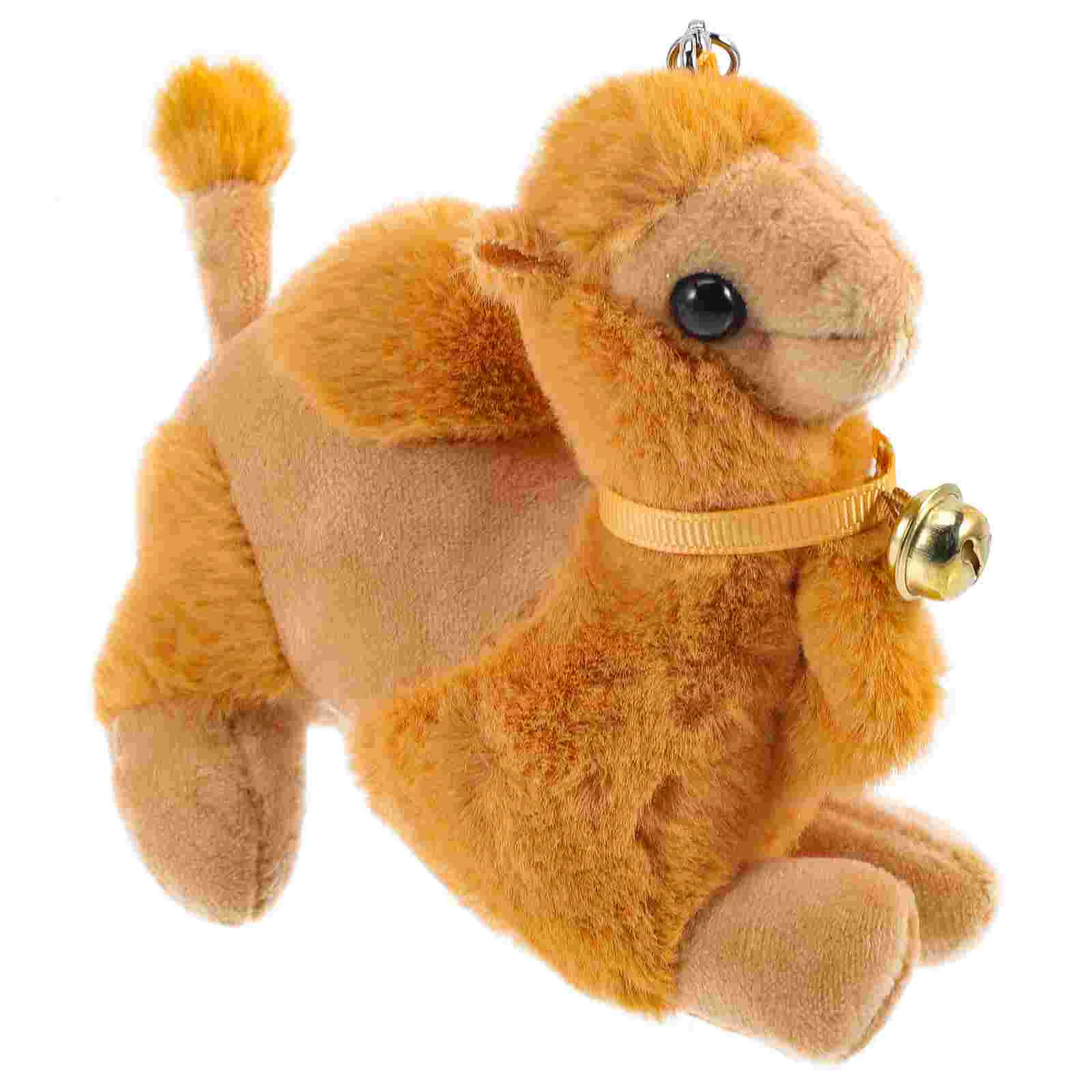 

Plush Camel Soft Toy Stuffed Bag Animal Key Ring Keys Child Backpack Girls