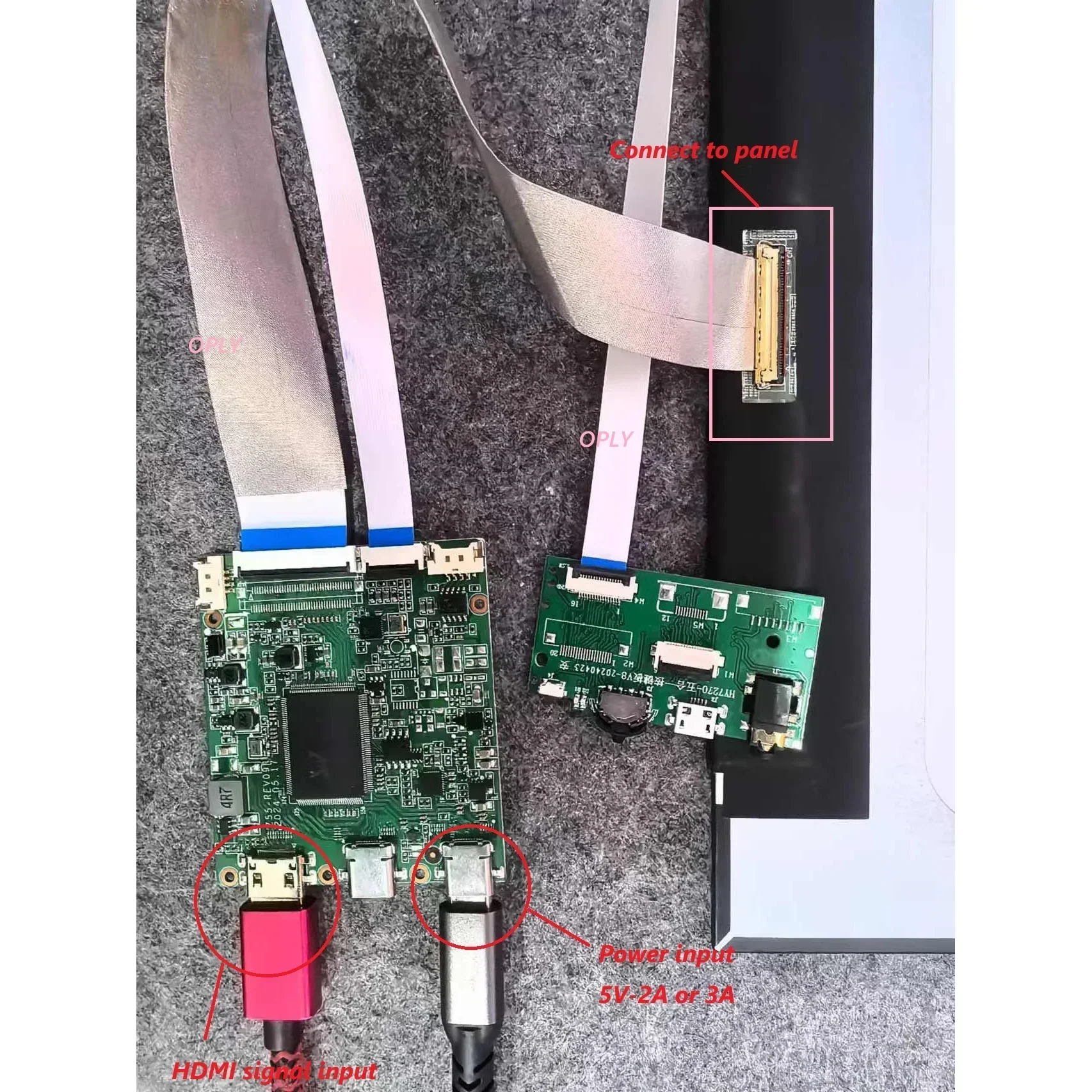 Фото Плата сенсорного контроллера Type-C, совместимая с mini HDMI, для LP133WF6-SPK2 R133NWF4-R4 B133HAK02.1 NV133FHM-T03/T05 1920X1080 13.3
