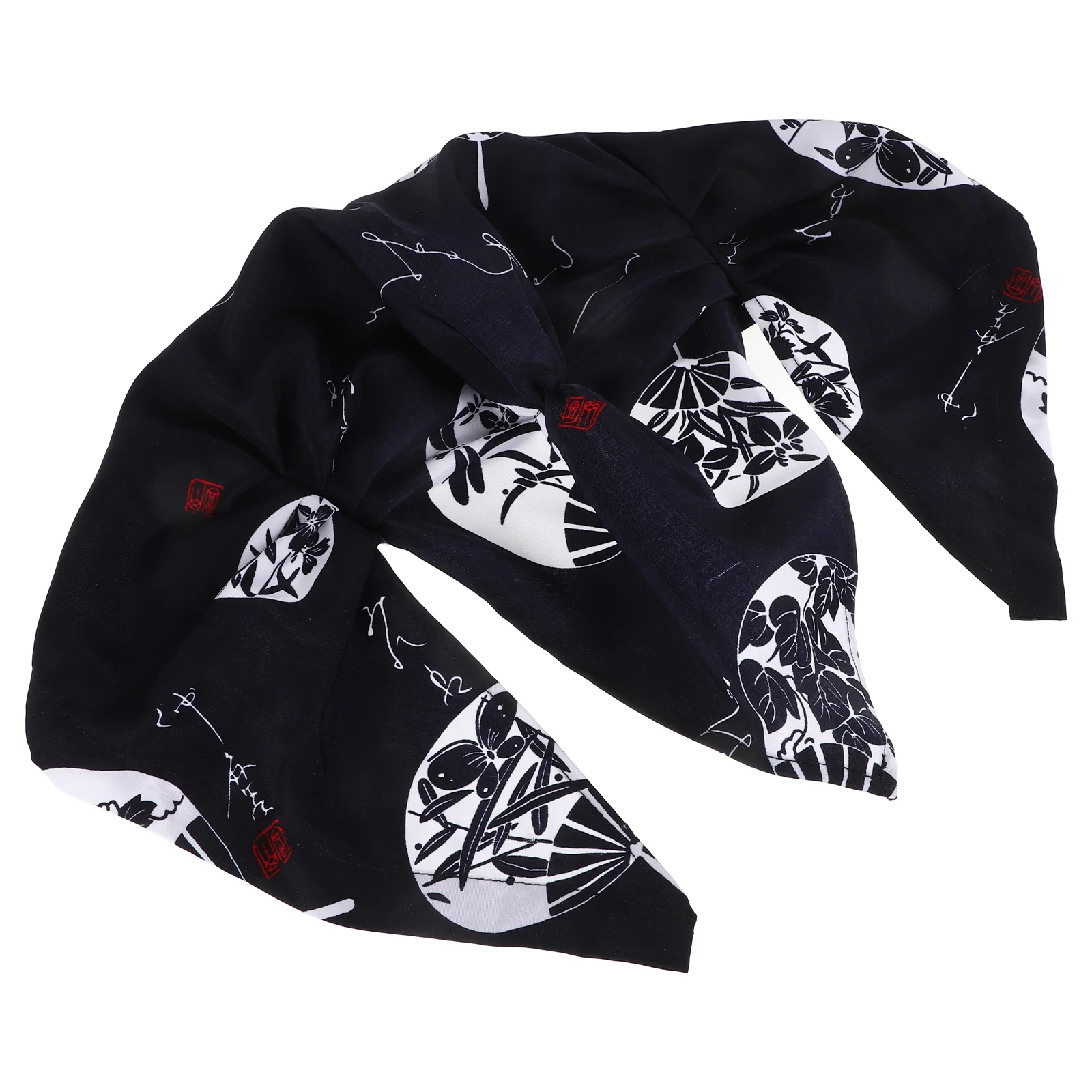 Японская шляпа для ресторана униформа кепки дышащий тюрбан приготовления пищи