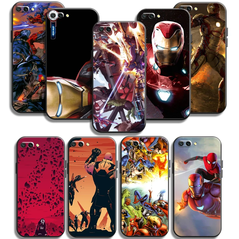 

Marvel Iron Man Phone Cases For Huawei Honor P30 P40 Pro P30 Pro Honor 8X V9 10i 10X Lite 9A Soft TPU Back Cover Funda Carcasa