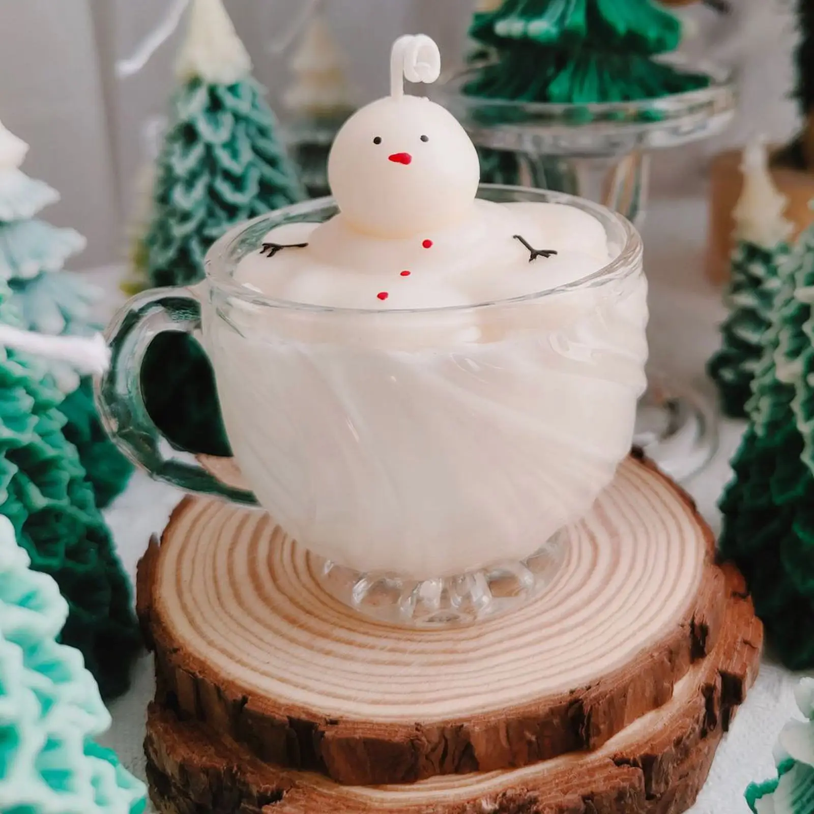 Melting Snowman Ice Cup Creative Gifts Festival Decorations 