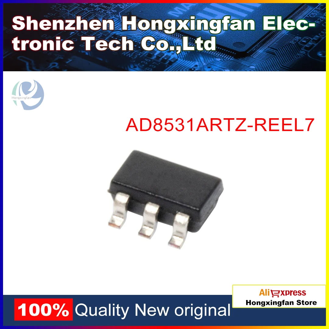 

10PCS Operational Amplifier AD8531ARTZ-REEL7 SINGLE 250mA RAIL TO RAIL OP AMP