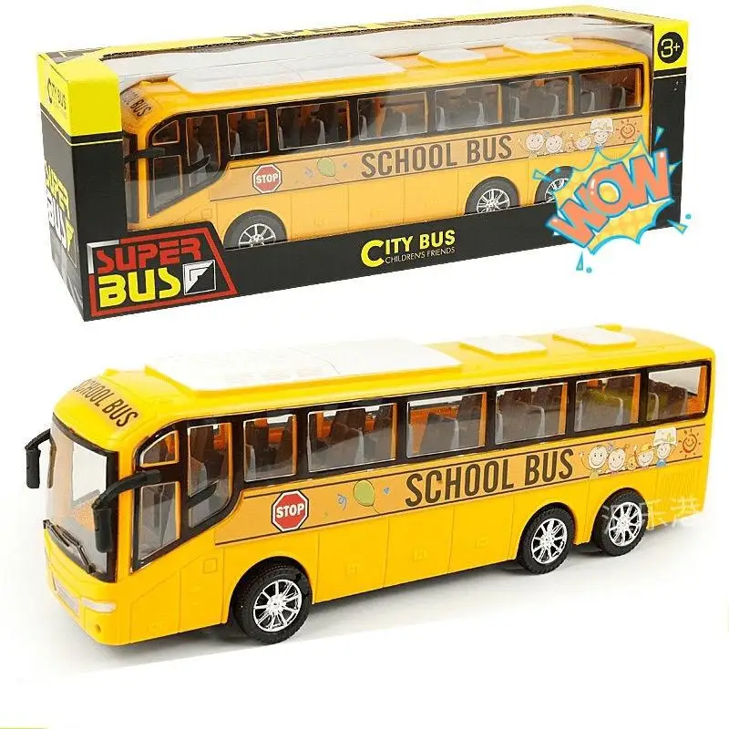 

Simulated vehicle bus Fall prevention simulation Model boy toy Multicolor options children a birthday present Christmas gifts