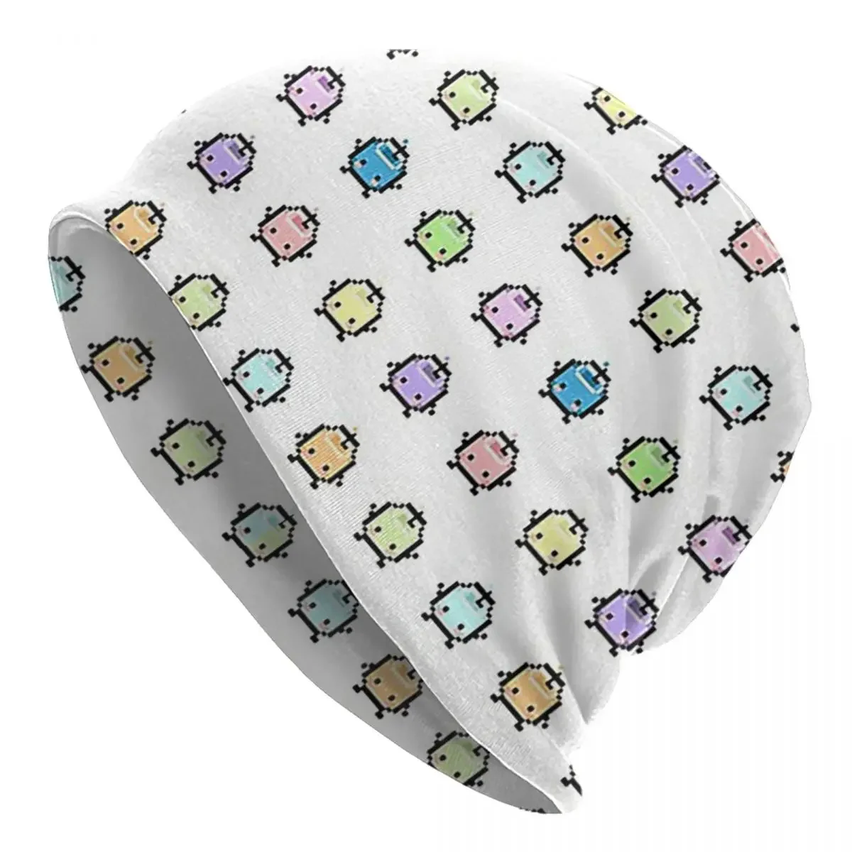 

Stardew Valley Pastel Junimos, теплая вязаная шапка, женская шапка, осенне-зимние уличные шапочки для взрослых