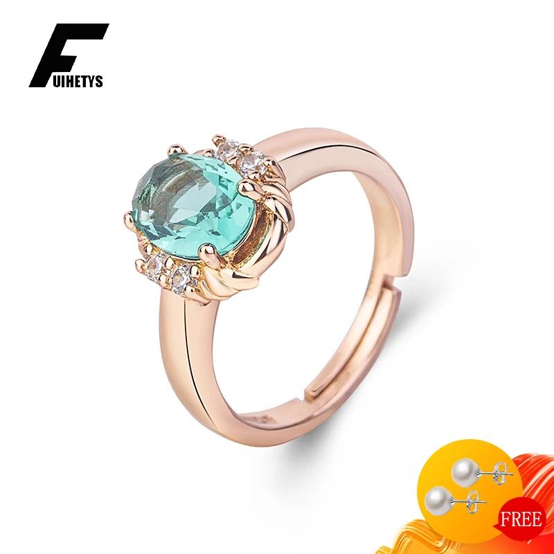

Retro Women Ring 925 Silver Jewelry Colorful Zircon Gemstone Open Finger Rings for Wedding Engagement Party Accessory Wholesale