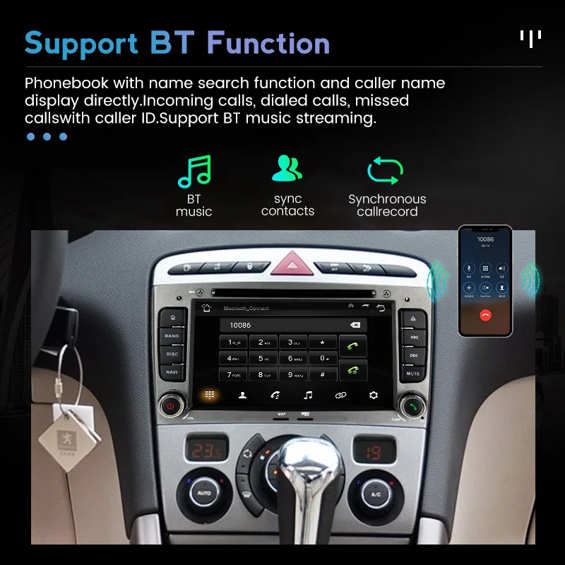 2 Din Android 11 автомобильное радио GPS-навигация для Peugeot 408 1 2012 - 2020 308 T7 2007 2015 |