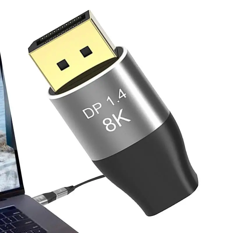 

Mini HD 8K DP To Mini DP Adapter Type-C To DP/Mini DP Converter 8K60Hz 4K144Hz Male To Female For Laptop TV Projector Monitor