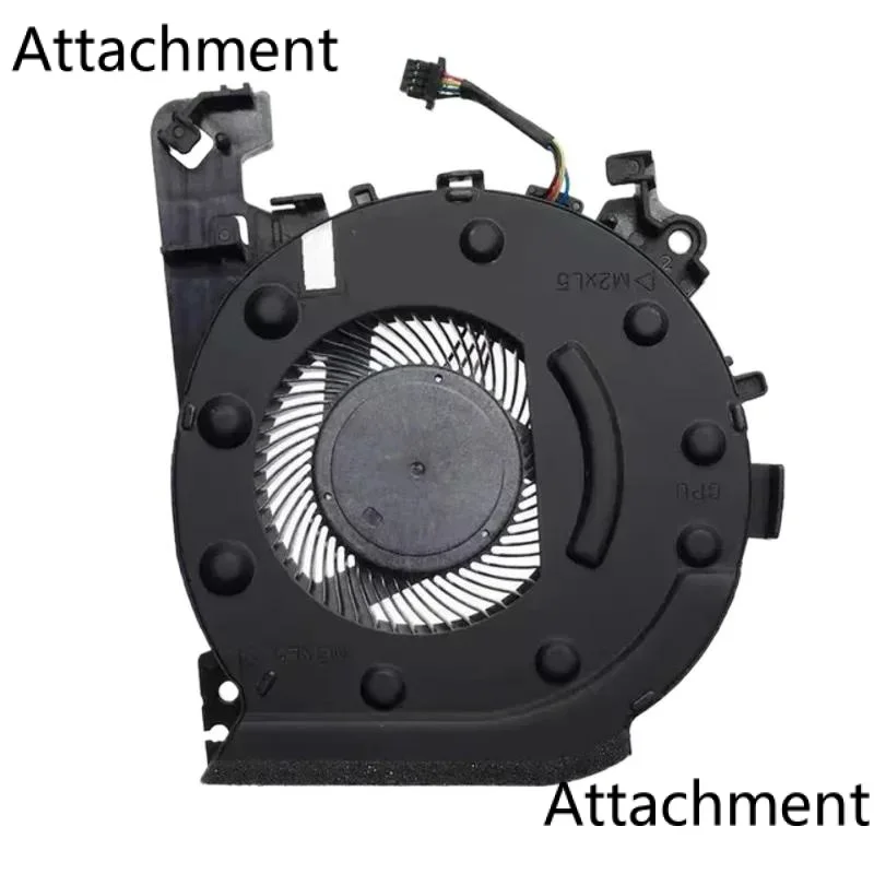 Вентилятор охлаждения процессора и графического ноутбука для HP Pavilion 15-CX CX0049NR CX0071