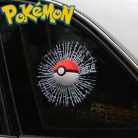 3d pokemon elf ball car stickers auto window driving mirror decals car windshield stickers 3d stereo decoration car sticker