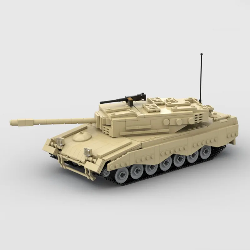 

NEW 889PCS WW2 Military MOC Leopard A4 main battle tank Model creative ideas high-tech Child Toy birthdayGift Armored Car Blocks
