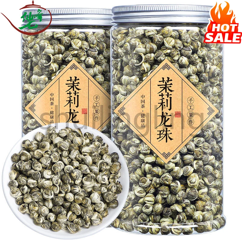 

Fresh Natural Premium Chinese Jasmine Green Chinese Tea Jasmine Dragon Pearl Fragrance Slimming Flower Kung Fu Tea Noteapot