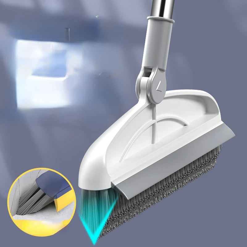 

Household Floor Brush 2 In 1 Scrape Corner Floor Cleaning Brush Bathroom Tile Toilet Toilet Wiper Brush Temizlik Aletleri
