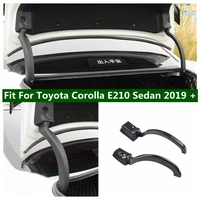 rear trunk arm hinged protective strip cover trim 2pcs black interior accessories fit for toyota corolla e210 sedan 2019 2022
