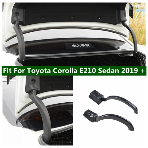 Защитная лента на задней части багажника для Toyota Corolla E210 Sedan 2019-2023, черные аксессуары для интерьера