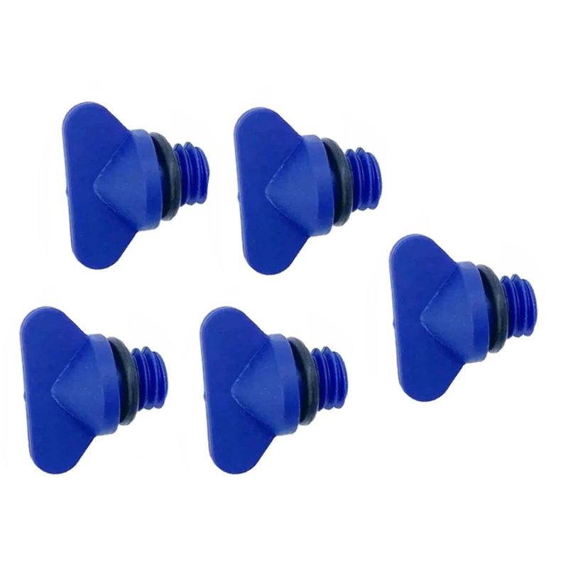 5Pcs Manifold Engine Block Drain Plug Kit Replaces Sierra 18-4226 For Mercruiser 22-806608A02 Compatible With GLM 13992