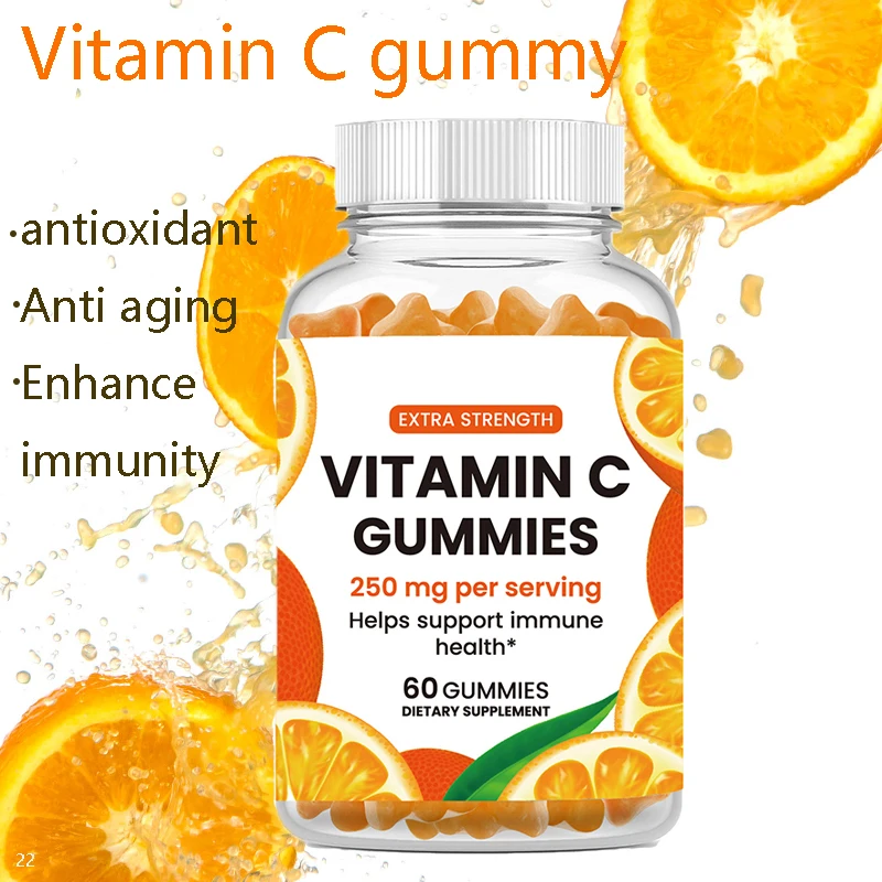 

1 bottle of multi vitamin VC soft candy helps enhance immunity antioxidant and anti-aging health food