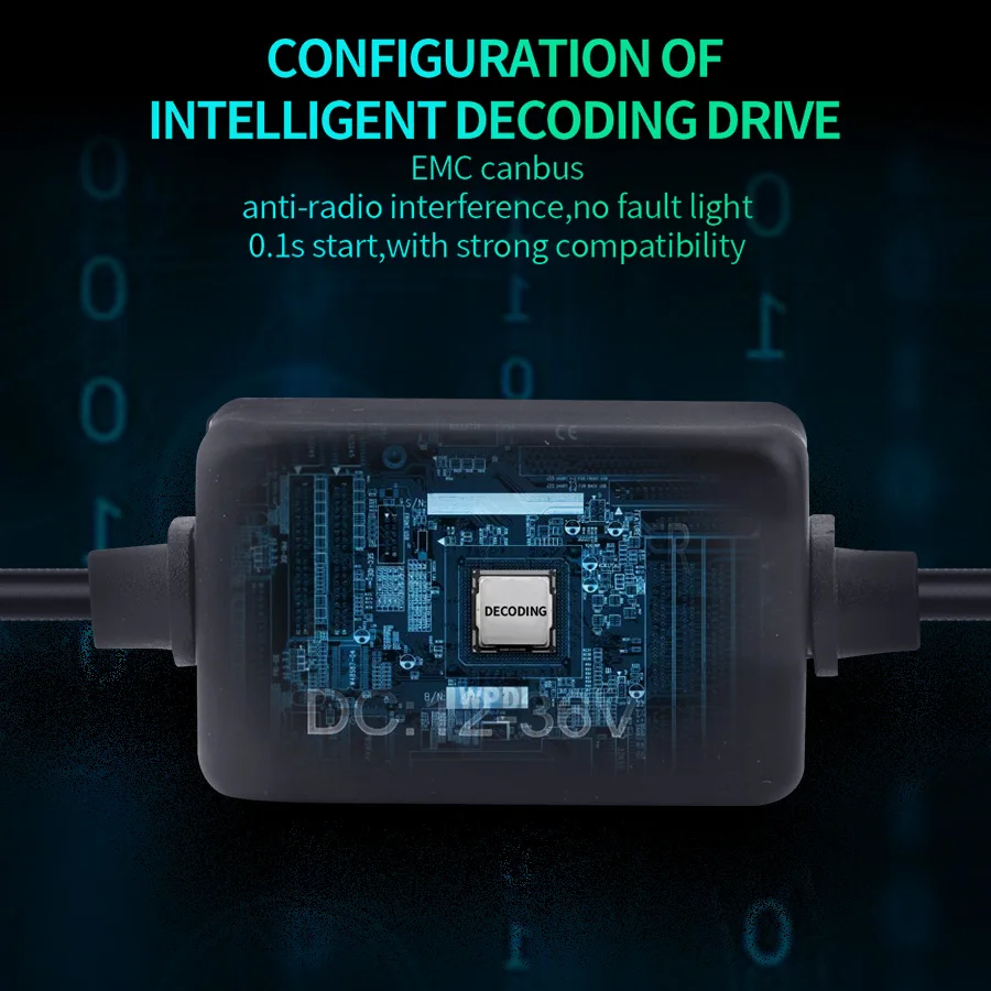 Миниатюрные светодиодсветодиодный автомобильные лампы AILEO Canbus для прожекторов H4