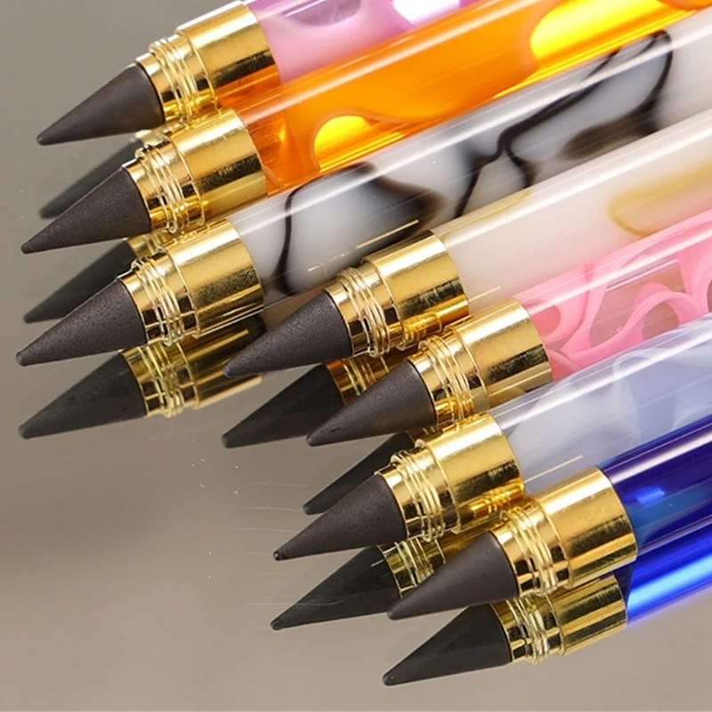 

2 шт. вечные карандаши, карандаш без чернил, карандаш вечный неограниченный многоразовый карандаш канцелярские принадлежности для письма