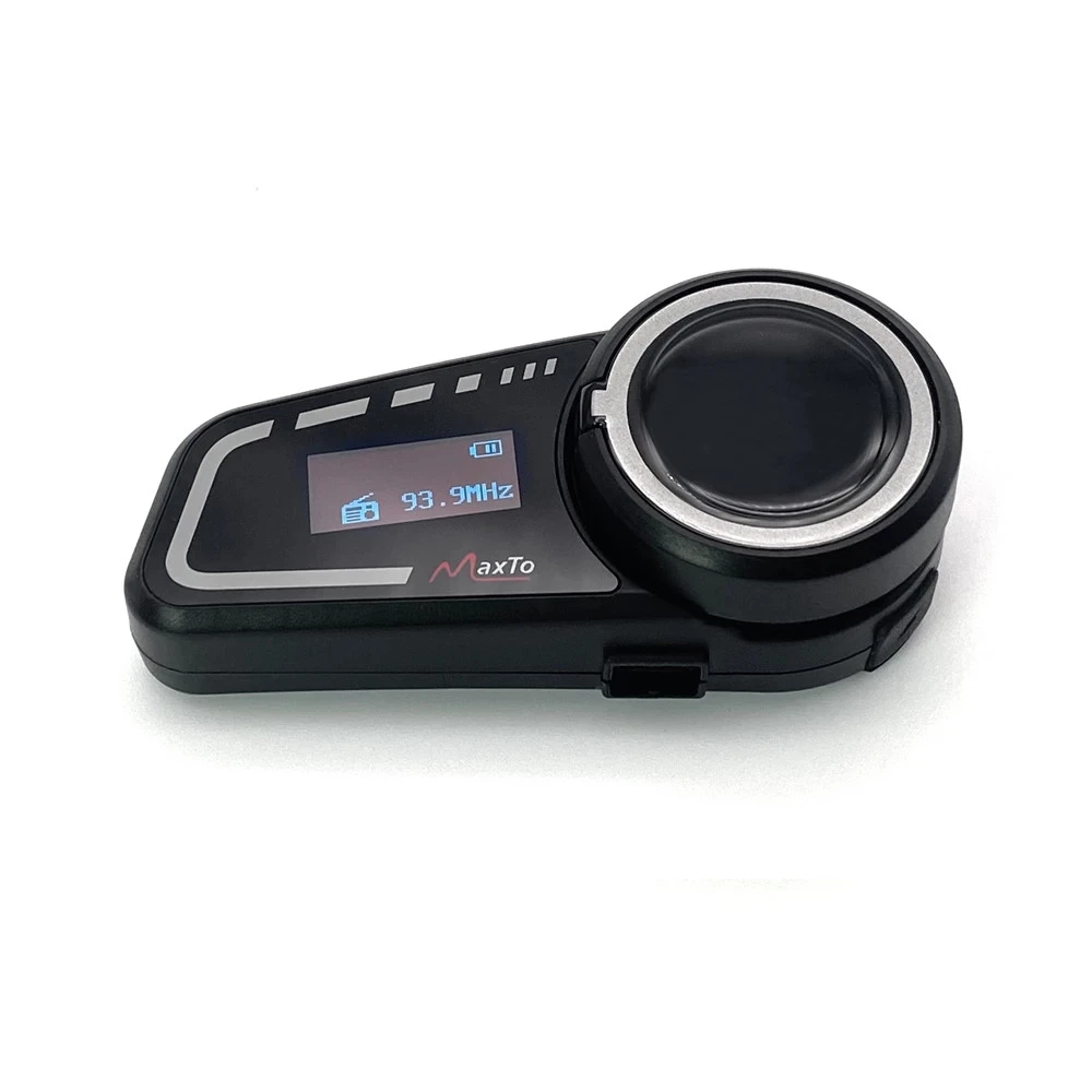 Фото Горячая продажа MaxTo M2c мотоциклетный шлем Bluetooth-гарнитура для внутренней связи с ЖК-дисплеем №1