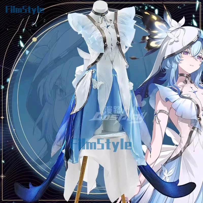 The Shorekeeper Косплей Игра Wuthering Waves Аниме Женщины Девушки Сексуальный Топ Юбка