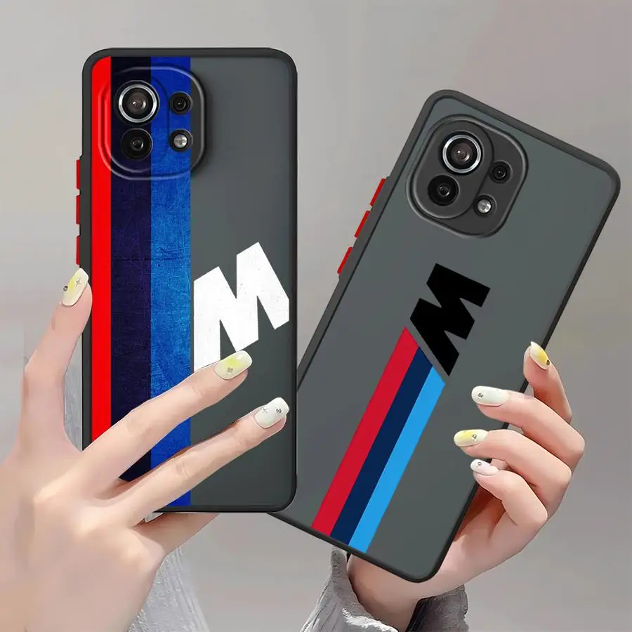 Матовый чехол для телефона Xiaomi Redmi 12 12C 10 2022 10A 10C 9C 9A 9T K40 Pro Matte Soft Cover Shell Sports Blue Power-M