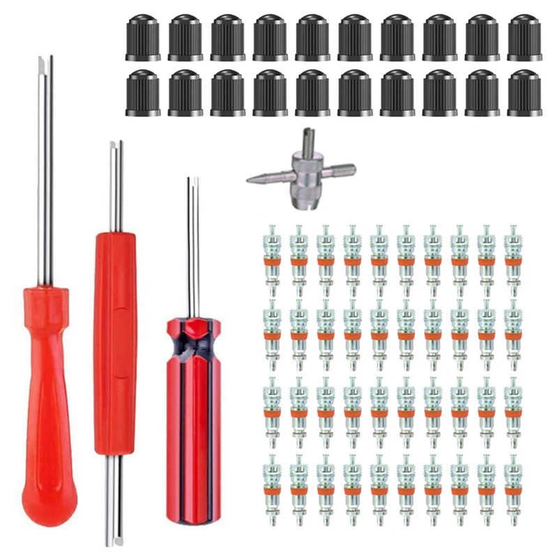 Набор инструментов для снятия сердечника клапана комплект из 64 предметов крышка
