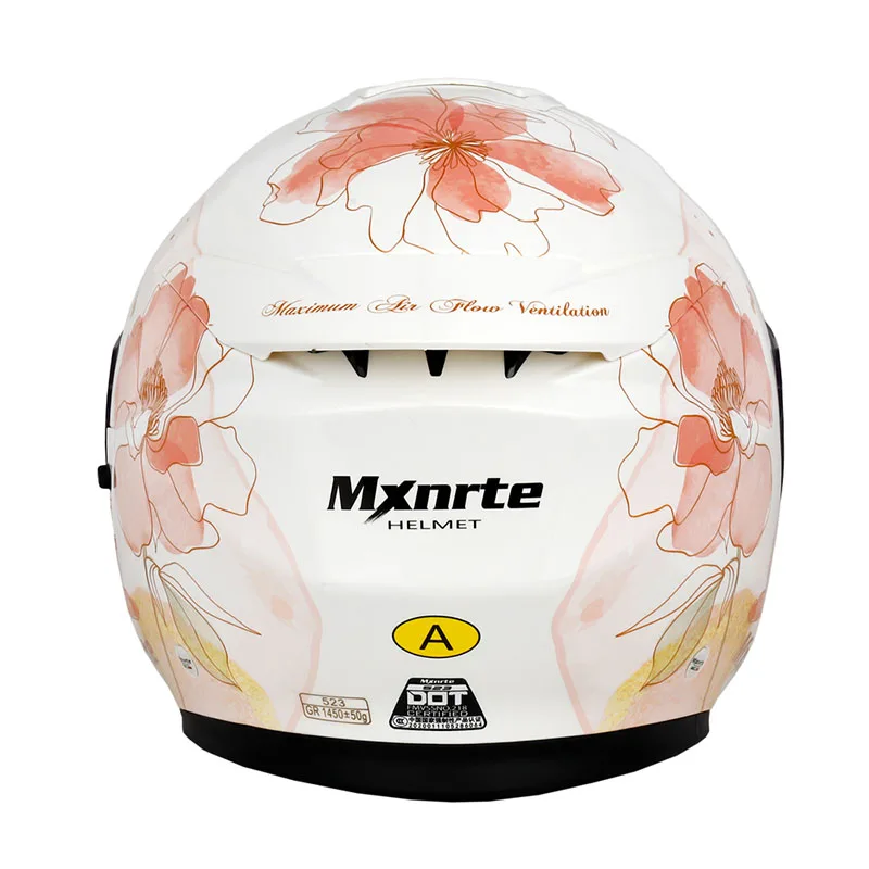 Одобренный DOT Mxnrte розовый шлем Lotus Pond для мужчин и женщин полушлем с двойными