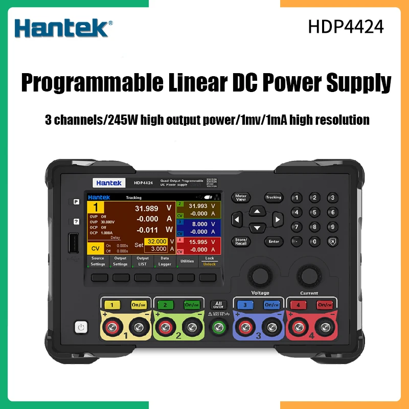 

Hantek Hantai DC stabilized power supply HDP4424/4424B/H four-way CNC storage power supply RS232
