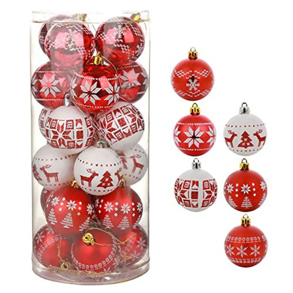 

Christmas Balls Christmas Tree Ornaments Ball Xmas Hanging Tree Pendants Home Party Decor New Year Gift Noel Navidad