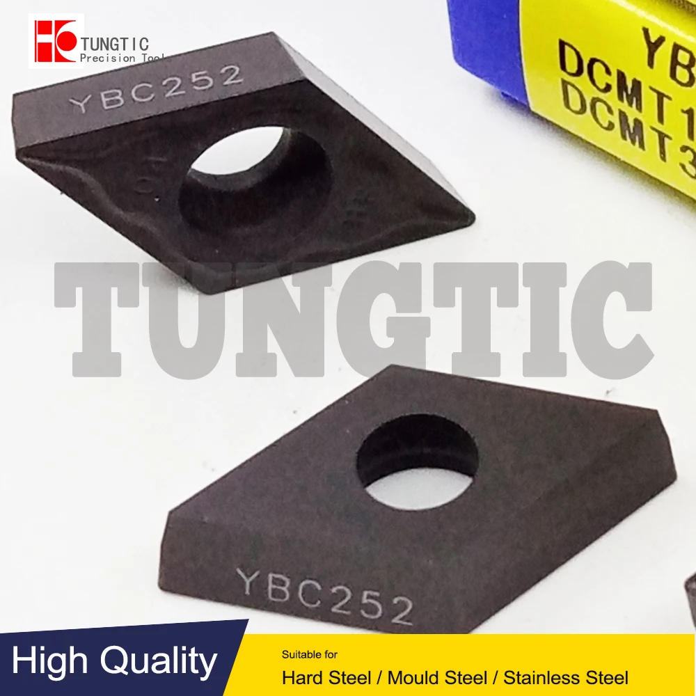 

TUNGTIC DCMT11T304-HF Milling Inserts Carbide Cutter For CNC DCMT 11T304-HF