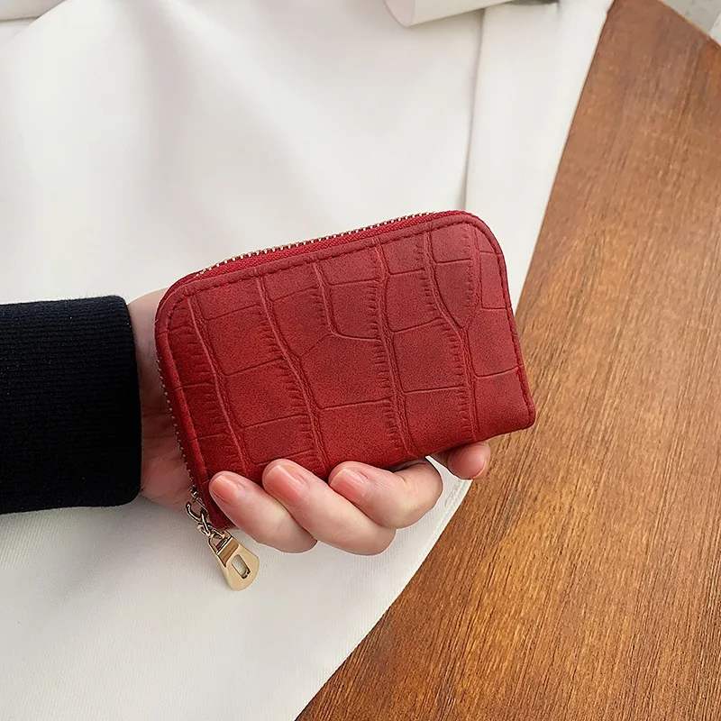 

Fashion Solid Color Women's Wallet Card Bag Zero Wallet Daily High Quality Short Wallet 2023 Autumn/Winter New