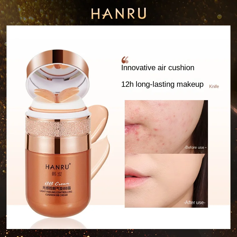 

Foundation Mushroom Head Air Cushion CC Cream Waterproof Brighten BbFoundation Cream Concealer Base Makeup Face Korean Cosmetics