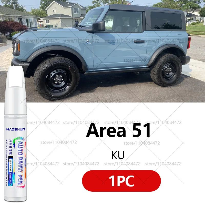 

Ручка для ремонта автомобильной краски для Ford Bronco 1966-2025 гг., аксессуары для ремонта царапин, синий LB, белый, YZ, серебристый, JS, красный, EA, оранжевая бронза