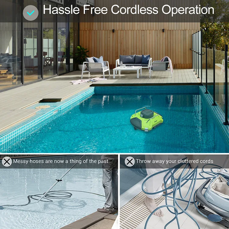 Автоматическое оборудование для чистки бассейна подземный пылесос умная чистка