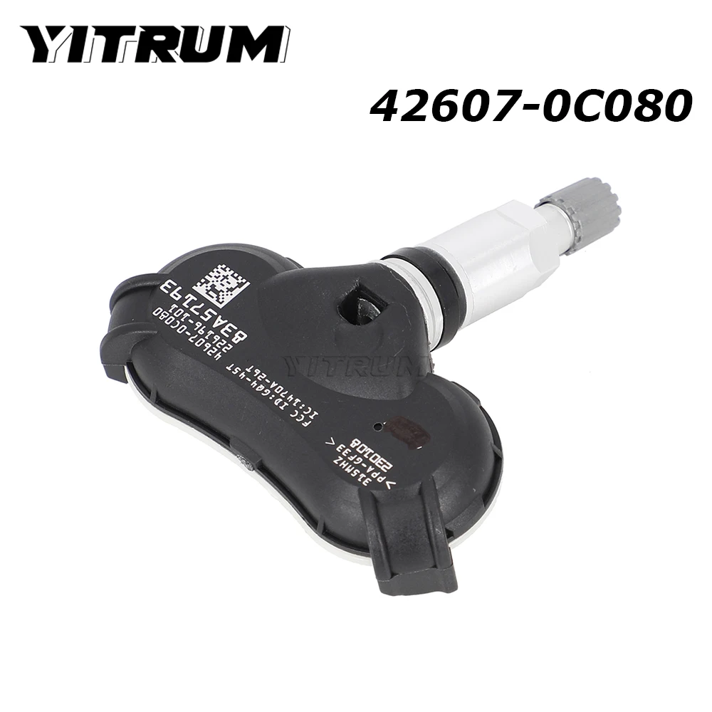 Датчик давления в шинах YITRUM TPMS 42607-0C080 для Toyota Sienna 2006-2020 Tundra 2007-2011 Sequoia 2008-2018 42607-0C060 Датчик давления в шинах YITRUM TPMS 42607-0C080 для Toyota Sienna 2006-2020 Tundra 2007-2011 Sequoia 2008-2018 42607-0C060