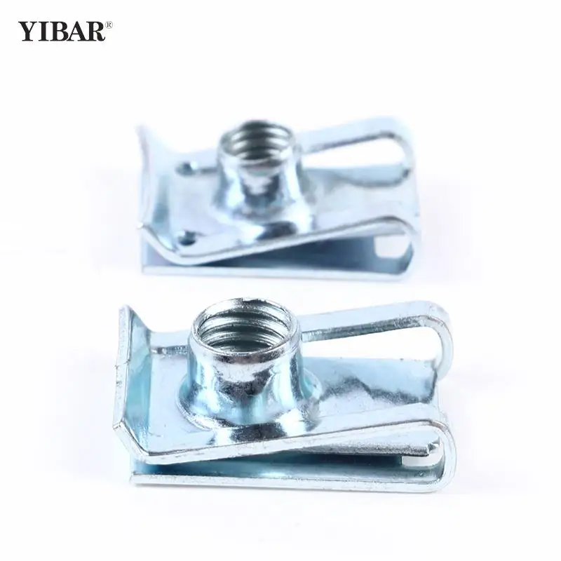 

10pcs Motorcycle Car U Nut KIT M4/M5/M6/M8 Speed Clip Fastener Assorted Stainless Steel U-shaped Clip Chimney Nut KIT