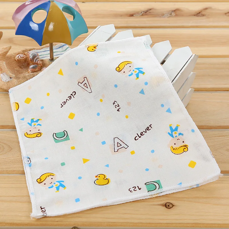 

Square Baby Towels Double Gauze Children Face Towels Soft Handkerchief Bath Towel For Newborns Infants Baby Washcloth 25*25cm