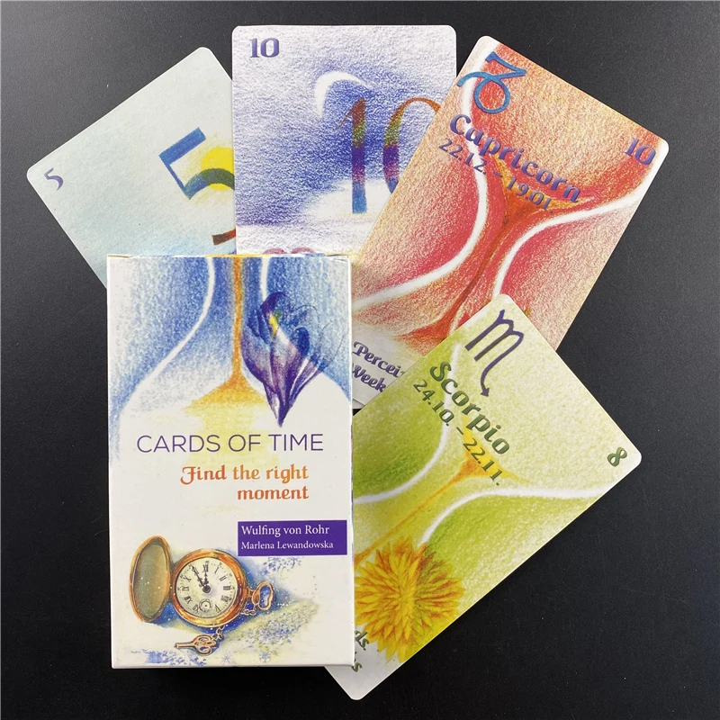 

New Cards of Time Find The Right Moment Oracle Card Family Party Entertainment Card Tarot And Various Styles Of Tarot Selection