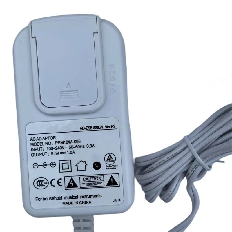 Зарядное устройство переменного тока 9 5 В 1 А для клавиатуры Casio LK-125 CTK-3300 E95100LW