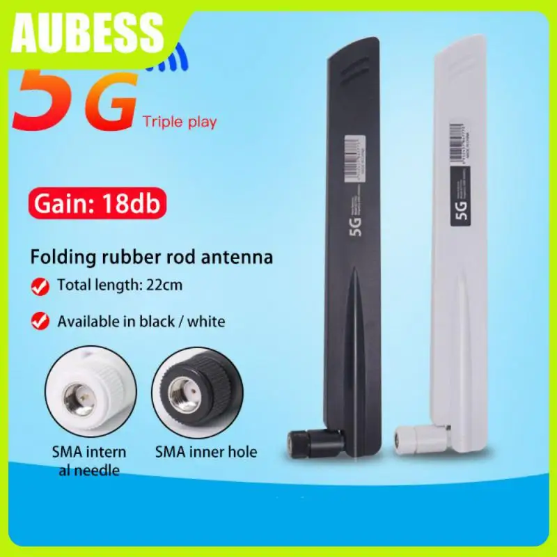 

22cm Full-band 5g High Gain Foldable Portable 5g Signal Antenna Gain Flexible Simple Installation Consumer Electronics 18dbi