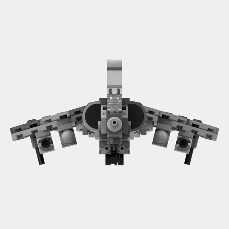Военная модель Moc строительные кирпичи масштаб 1:72 Harrier GR.1 технология истребителя