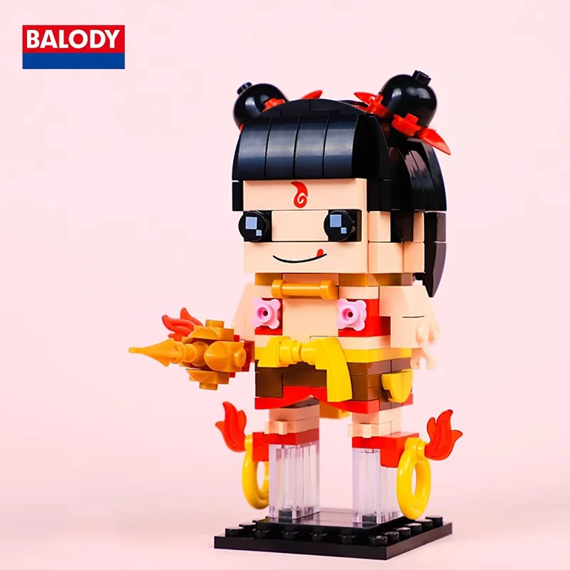 BALODY Kawaii Nezha культурная наружная головоломка блок высокое качество экшн-фигурки