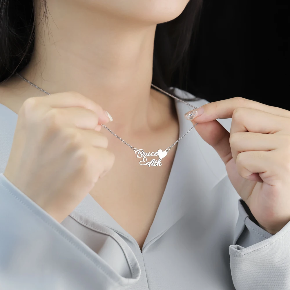 Персонализированное ожерелье с именем на заказ ювелирные изделия подарок для