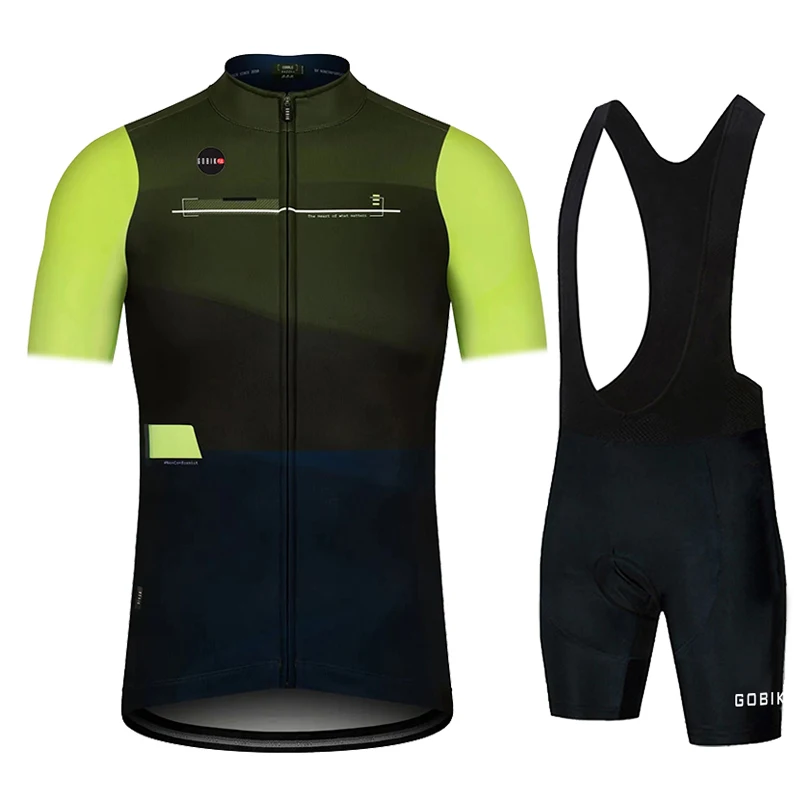 KBORA Велоспорт Джерси комплект мужской спортивной одежды летняя велосипедная