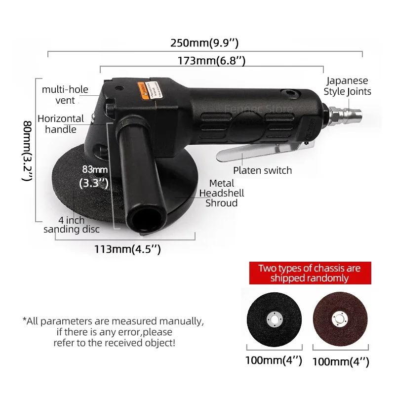 4-дюймовая зеркальная полировальная машина колесный пневматический