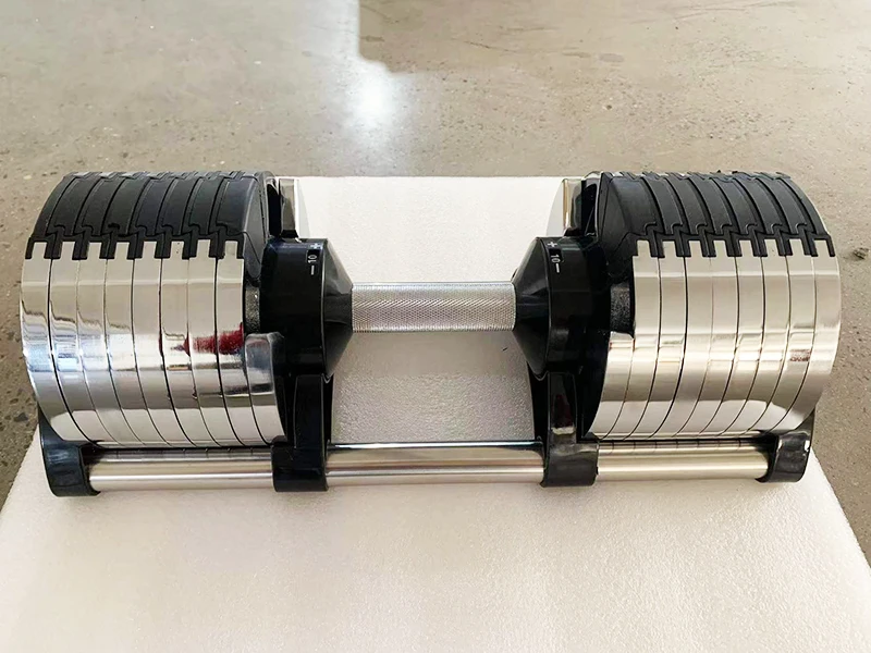 Хромированная регулируемая гантели 2 кг (5 фунтов) увеличение 43 пара 16 шестерней и