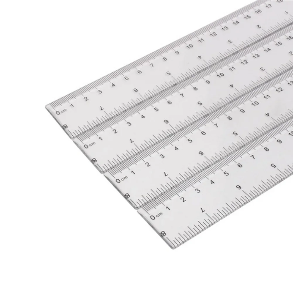 Прозрачная линейка STONEGO прочный и точный измерительный инструмент для точного