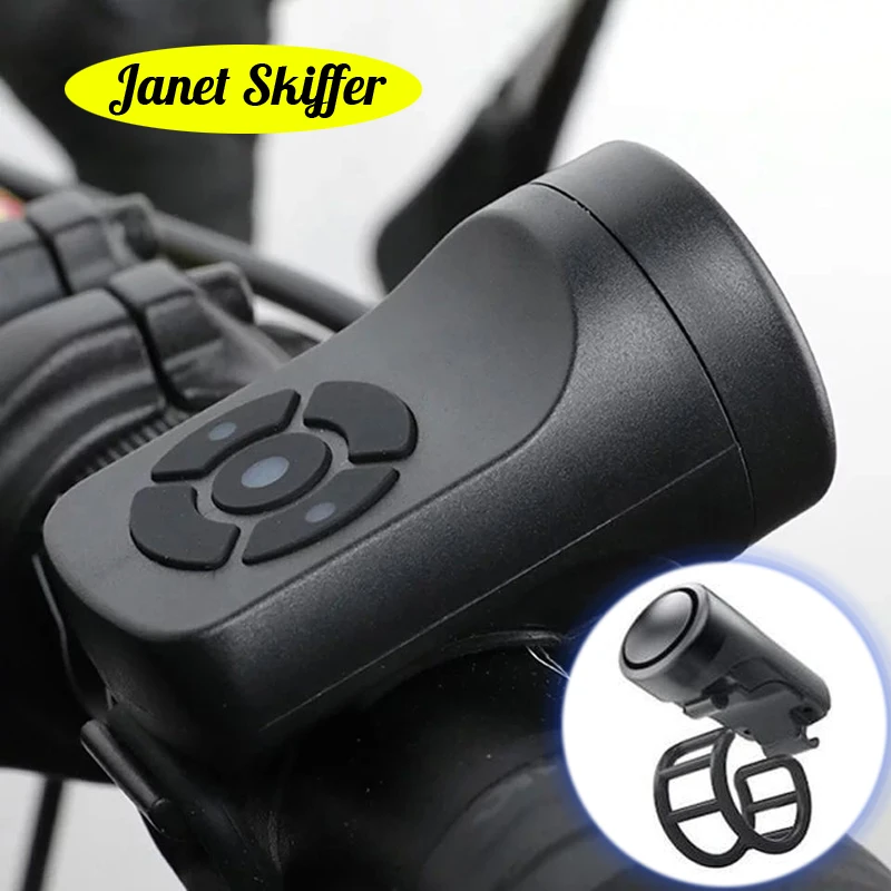 

Electric Cycling Bell 120dB USB Charging Mountain Bike Super Loud Horn For MTB Road Bicycle Motorcycle Handlebar Alarm Ring Bell