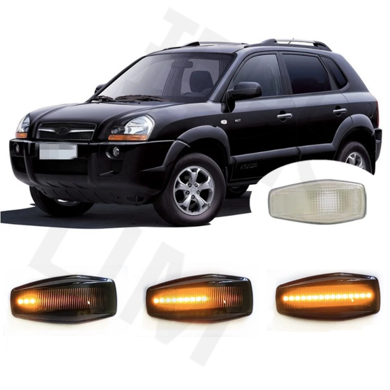 

for Hyundai Tucson JM 2004 2005 2006 2007 2008 2009 2010 Sequential Indicator Dynamic LED Side Marker Signal Light Lamp